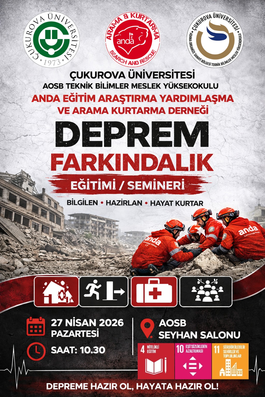 Deprem Farkındalık Eğitimi/Semineri