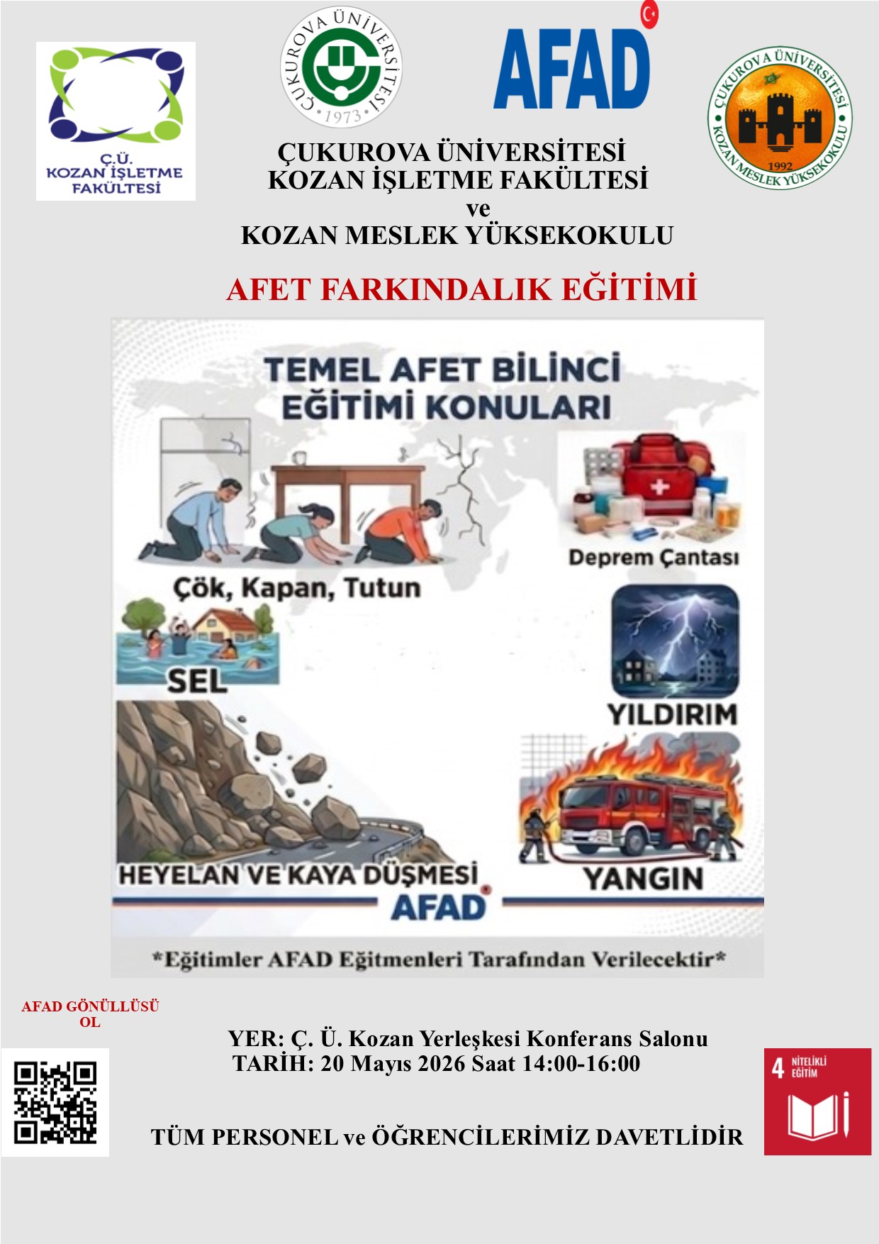 Afet Farkındalık Eğitimi