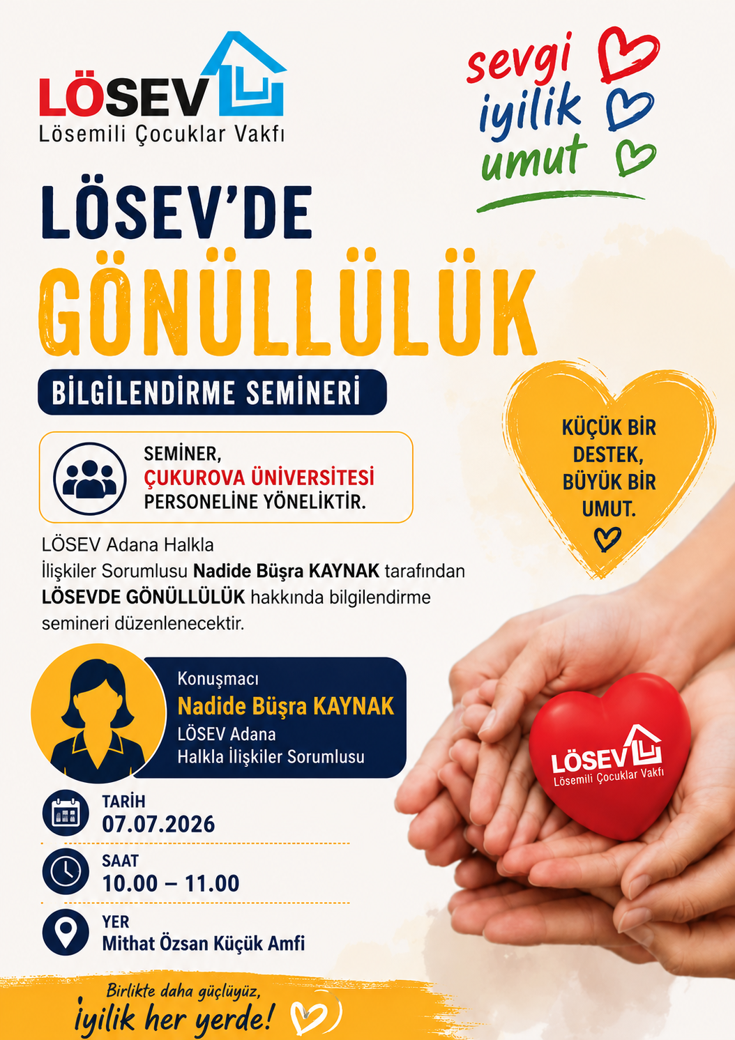 Lösev'de Gönüllülük Bilgilendirme Semineri