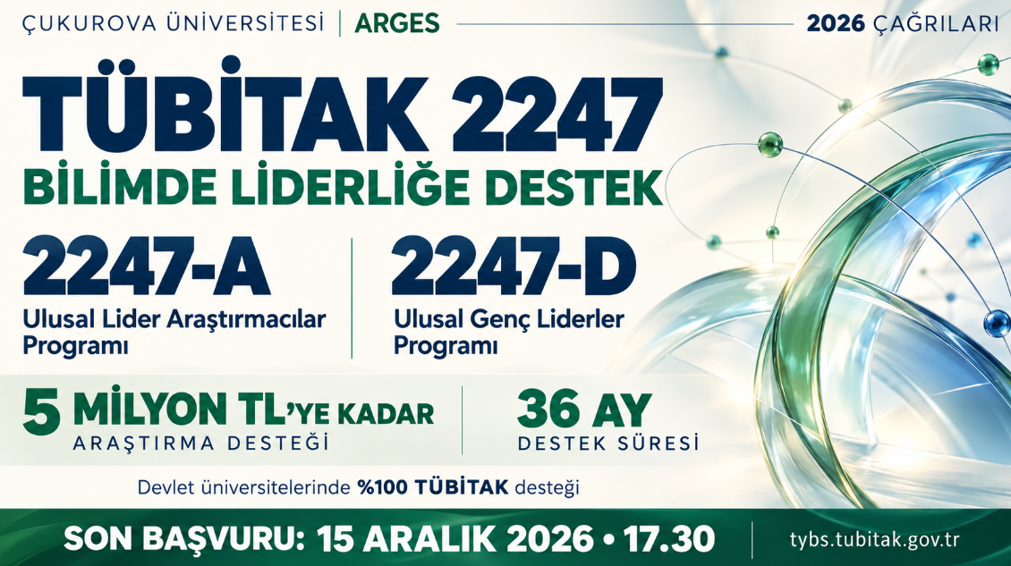 Çığır Açan Araştırmalara Destek: TÜBİTAK 2247-A ve 2247-D Çağrıları Açıldı!