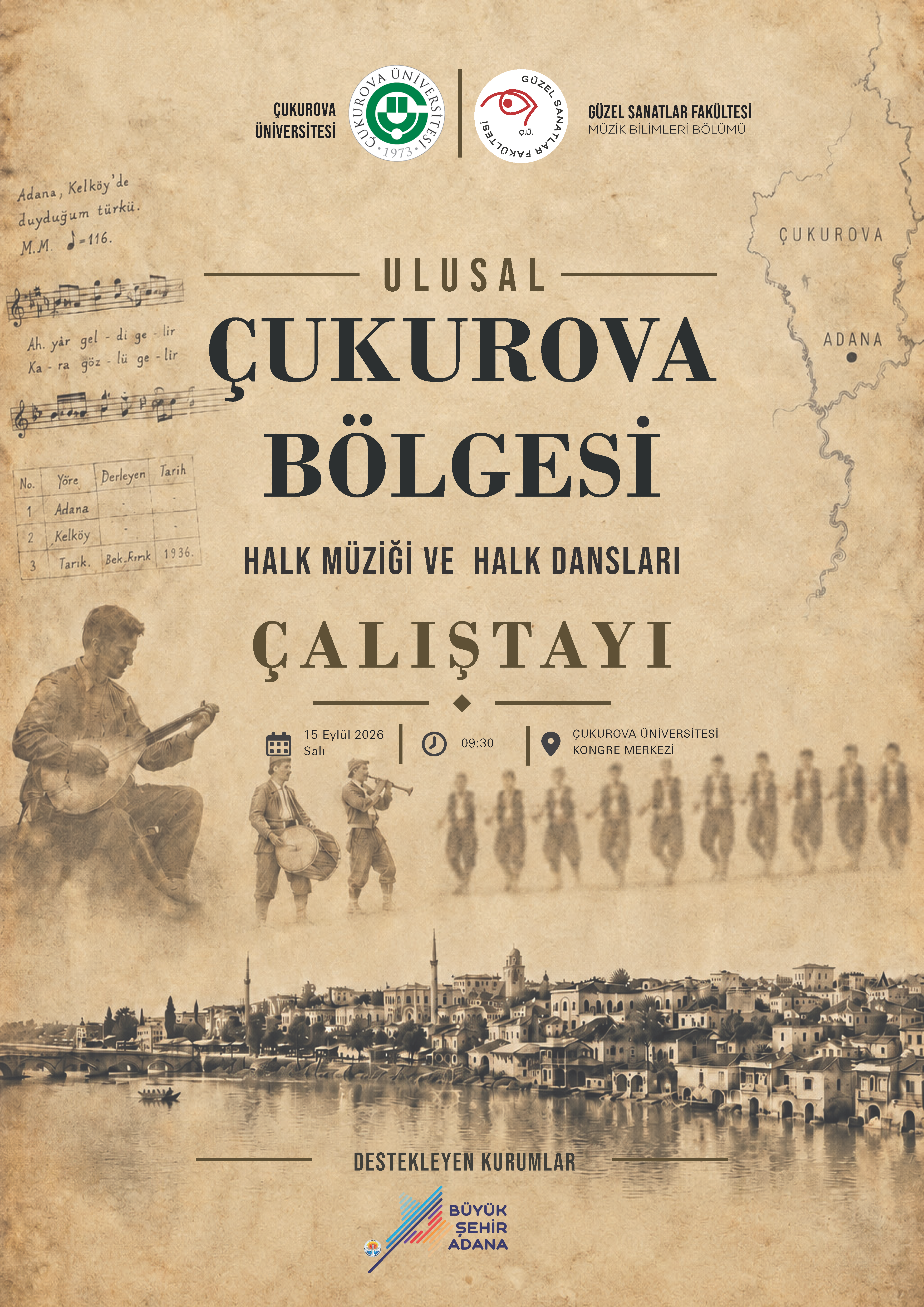 Ulusal Çukurova Bölgesi Halk Müziği ve Halk Dansları Çalıştayı